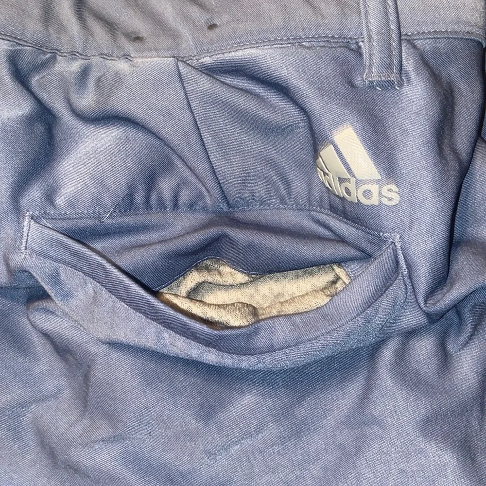 Gray blue Adidas golf slacks size 32 x 32